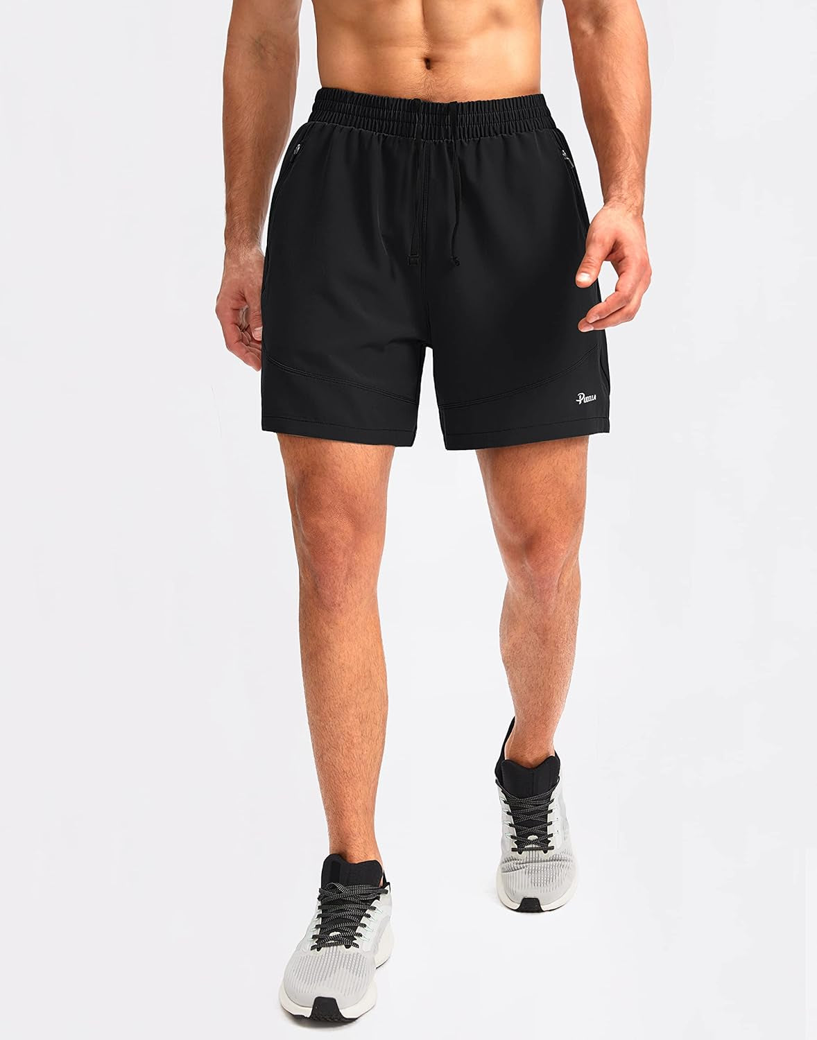 Men'S Workout Running Shorts 5"/7"/9" Lightweight Gym Athletic Shorts for Men with Zipper Pockets